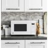 imageGE GCST09N1WWW Microwave Oven 900watt 7 Auto Cooking Settings Kitchen Essentials for The Countertop Dorm Room or Apartment ChildLock Technology 09 Cu Ft WhiteWhite