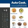 imageGE GCST10A1WSS 4in1 Microwave Oven 1050 Watts Air Fryer Broiler ampamp Convection Mode Kitchen Essentials for The Countertop or Dorm Room ChildLock Technology 10 Cu Ft Stainless SteelChildLock Technology 10 Cu Ft