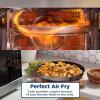 imageGE GCST10A1WSS 4in1 Microwave Oven 1050 Watts Air Fryer Broiler ampamp Convection Mode Kitchen Essentials for The Countertop or Dorm Room ChildLock Technology 10 Cu Ft Stainless SteelOLD 10 Cu Ft