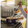 imageGE Immersion Blender  Handheld Blender for Shakes Smoothies Baby Food ampamp More  Includes Whisk ampamp Blending Jar  2Speed  Interchangeable Attachment for Easy Clean  500 Watts  Stainless SteelImmersion Blender with Accessories