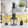 imageGE Immersion Blender  Handheld Blender for Shakes Smoothies Baby Food ampamp More  Includes Whisk ampamp Blending Jar  2Speed  Interchangeable Attachment for Easy Clean  500 Watts  Stainless SteelImmersion Blender with Accessories
