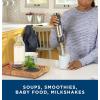imageGE Immersion Blender  Handheld Blender for Shakes Smoothies Baby Food ampamp More  Includes Whisk ampamp Blending Jar  2Speed  Interchangeable Attachment for Easy Clean  500 Watts  Stainless SteelImmersion Blender
