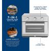 imageGE Mechanical Air Fryer Toaster Oven  Accessory Set  Convection Toaster with 7 Cook Modes  Large Capacity Oven  Fits 12quot Pizza  Countertop Kitchen Essentials  Stainless SteelMechanical Controls