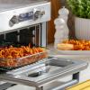 imageGE Mechanical Air Fryer Toaster Oven  Accessory Set  Convection Toaster with 7 Cook Modes  Large Capacity Oven  Fits 12quot Pizza  Countertop Kitchen Essentials  Stainless SteelDigital Controls