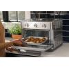 imageGE Mechanical Air Fryer Toaster Oven  Accessory Set  Convection Toaster with 7 Cook Modes  Large Capacity Oven  Fits 12quot Pizza  Countertop Kitchen Essentials  Stainless SteelMechanical Controls
