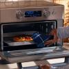 imageGE Mechanical Air Fryer Toaster Oven  Accessory Set  Convection Toaster with 7 Cook Modes  Large Capacity Oven  Fits 12quot Pizza  Countertop Kitchen Essentials  Stainless SteelDigital Controls