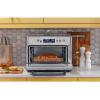 imageGE Mechanical Air Fryer Toaster Oven  Accessory Set  Convection Toaster with 7 Cook Modes  Large Capacity Oven  Fits 12quot Pizza  Countertop Kitchen Essentials  Stainless SteelDigital Controls