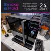 imageGE Profile Smart Indoor Pellet Smoker with Active Smoke Filtration 5 Smoke Control Settings WiFi Connected Electric Countertop BBQ Appliance Black