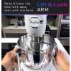 imageGE Profile Smart Stand Mixer wBuiltIn Smart Scale ampamp Auto Sense Technology 7qt Stainless Steel Bowl 11 Speed l Dough Hook Beater 11wire whip l works wAmazon Alexa ampamp Google Home l Stone WhiteMineral Silver