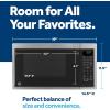 imageGE Smart Countertop Microwave Oven  Complete with ScantoCook Technology and WifiConnectivity  09 Cubic Feet Capacity 900 Watts  Home ampamp Kitchen Essentials  Stainless SteelChildLock Technology 09 Cu Ft