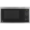 imageGE GCST09N1WWW Microwave Oven 900watt 7 Auto Cooking Settings Kitchen Essentials for The Countertop Dorm Room or Apartment ChildLock Technology 09 Cu Ft WhiteStainless Steel