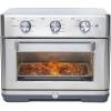 imageGE Mechanical Air Fryer Toaster Oven  Accessory Set  Convection Toaster with 7 Cook Modes  Large Capacity Oven  Fits 12quot Pizza  Countertop Kitchen Essentials  Stainless SteelMechanical Controls
