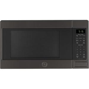 imageGE GCST16S1WTS Microwave Oven 1150watt 8 Auto Cooking Settings Kitchen Essentials for The Countertop Dorm Room or Apartment ChildLock Technology 16 Cu Ft Black StainlessChildLock Technology 16 Cu Ft