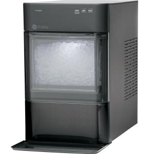 imageGE Profile Opal 20 Chewable Crunchable Countertop Nugget Ice Maker Scoop included 38 lbs in 24 hours Pellet Ice Machine with WiFi ampamp Smart Connected Stainless SteelBlack Stainless