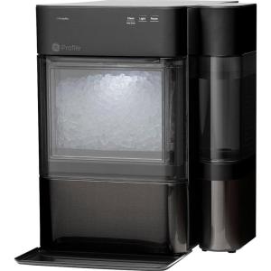 imageGE Profile Opal 20 XL with 1 Gallon Tank Chewable Crunchable Countertop Nugget Ice Maker Scoop included 38 lbs in 24 hours Pellet Ice Machine with WiFi ampamp Smart Connected Stainless SteelBlack Stainless
