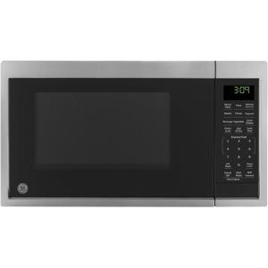 imageGE Smart Countertop Microwave Oven  Complete with ScantoCook Technology and WifiConnectivity  09 Cubic Feet Capacity 900 Watts  Home ampamp Kitchen Essentials  Stainless SteelChildLock Technology 09 Cu Ft