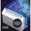imageGE Profile ClearView Inverter Window Air Conditioner Unit 10300 BTU UShaped Adjustable Depth Energy Efficient Cooling up to 450 sq ft Ultra Quiet SMART Home Capable Includes Remote WhiteWhite