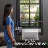 imageGE Profile ClearView Inverter Window Air Conditioner Unit 10300 BTU UShaped Adjustable Depth Energy Efficient Cooling up to 450 sq ft Ultra Quiet SMART Home Capable Includes Remote WhiteWhite