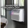 imageGE Profile Inverter Window Air Conditioner 10000 BTU WiFi Enabled Ultra Quiet Energy Efficient for Medium Rooms Easy Installation with Included Kit 10K Window AC Unit Energy Star WhiteWhite