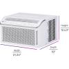 imageGE Profile Inverter Window Air Conditioner 10000 BTU WiFi Enabled Ultra Quiet Energy Efficient for Medium Rooms Easy Installation with Included Kit 10K Window AC Unit Energy Star WhiteWhite
