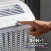 imageGE Profile Inverter Window Air Conditioner 10000 BTU WiFi Enabled Ultra Quiet Energy Efficient for Medium Rooms Easy Installation with Included Kit 10K Window AC Unit Energy Star WhiteWhite