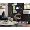 imageGE Profile Inverter Window Air Conditioner 10000 BTU WiFi Enabled Ultra Quiet Energy Efficient for Medium Rooms Easy Installation with Included Kit 10K Window AC Unit Energy Star WhiteWhite