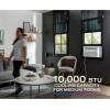 imageGE Profile Inverter Window Air Conditioner 10000 BTU WiFi Enabled Ultra Quiet Energy Efficient for Medium Rooms Easy Installation with Included Kit 10K Window AC Unit Energy Star WhiteWhite