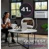 imageGE Profile Inverter Window Air Conditioner 10000 BTU WiFi Enabled Ultra Quiet Energy Efficient for Medium Rooms Easy Installation with Included Kit 10K Window AC Unit Energy Star WhiteWhite