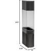 imageGE Profile Opal  Side Tank for 20 Opal Nugget Ice Maker  Easy Attachment to Opal Ice Machine  075Gallon Tank  Allows for 3X More Ice Before Refill  Black Stainless P4AAKASBRTD