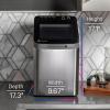 imageGE Profile Opal 10 Nugget Ice Maker Countertop Pebble Ice Maker  Portable Ice Machine Makes up to 34 lbs of Ice Per Day  Stainless Steel