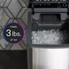 imageGE Profile Opal 10 Nugget Ice Maker Countertop Pebble Ice Maker  Portable Ice Machine Makes up to 34 lbs of Ice Per Day  Stainless Steel
