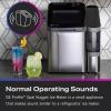 imageGE Profile Opal 10 Nugget Ice Maker Countertop Pebble Ice Maker  Portable Ice Machine Makes up to 34 lbs of Ice Per Day  Stainless Steel