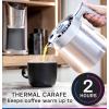 imageGE Profile Smart Grind ampamp Brew Coffee Maker wPodless Single Serve 90oz Water Reservoir 10 Cup Thermal Carafe Voice Control Adjustable Burr Grinder SCA Certified BaristaQuality Stainless Steel