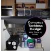 imageGE Profile Tankless Reverse Osmosis Under Sink Water Filtration System with Faucet  Reduces 95 Impurities including Lead Chlorine PFOS Arsenic ampamp More  Filters FQ400PT FQ400MT  PXRQ400TPXRQ400T