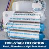 imageGE Profile Tankless Reverse Osmosis Under Sink Water Filtration System with Faucet  Reduces 95 Impurities including Lead Chlorine PFOS Arsenic ampamp More  Filters FQ400PT FQ400MT  PXRQ400TGXRV40TBN