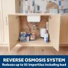 imageGE Profile Tankless Reverse Osmosis Under Sink Water Filtration System with Faucet  Reduces 95 Impurities including Lead Chlorine PFOS Arsenic ampamp More  Filters FQ400PT FQ400MT  PXRQ400TGXRV40TBN