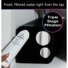 imageGE Profile Tankless Reverse Osmosis Under Sink Water Filtration System with Faucet  Reduces 95 Impurities including Lead Chlorine PFOS Arsenic ampamp More  Filters FQ400PT FQ400MT  PXRQ400TPXRQ400T