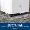 imageGE 10500 BTU Portable Air Conditioner for Medium Rooms up to 450 sq ft 3in1 with Dehumidify Fan and Auto Evaporation Dual Hose Compatible Included Window Installation Kit GreyWhite