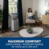 imageGE 10500 BTU Portable Air Conditioner for Medium Rooms up to 450 sq ft 3in1 with Dehumidify Fan and Auto Evaporation Dual Hose Compatible Included Window Installation Kit GreyGray