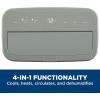 imageGE 10500 BTU Portable Air Conditioner for Medium Rooms up to 450 sq ft 3in1 with Dehumidify Fan and Auto Evaporation Dual Hose Compatible Included Window Installation Kit GreyGray