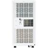 imageGE 10500 BTU Portable Air Conditioner for Medium Rooms up to 450 sq ft 3in1 with Dehumidify Fan and Auto Evaporation Dual Hose Compatible Included Window Installation Kit GreyWhite