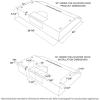 imageGE 24in Under Cabinet Range Hood convertible Duct 2 Speed Exhaust Fan Front Control and Reusable Filter Stainless SteelWhite