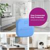 imageGE Appliances SmartHQ WiFi Water Leak Detector Personal Security Water Leak Alarm with App Alerts Wireless Leak Detection for Bathroom Laundry Room Basement Garage SPLK10N01A Battery Included3 Sensors  Gateway
