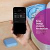 imageGE Appliances SmartHQ WiFi Water Leak Detector Personal Security Water Leak Alarm with App Alerts Wireless Leak Detection for Bathroom Laundry Room Basement Garage SPLK10N01A Battery Included3 Sensors  Gateway