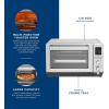 imageGE Convection Toaster Oven  Quartz Heating Technology  Large Capacity Toaster Oven Complete With 7 Cook Modes ampamp Oven Accessories  Countertop Kitchen Essentials  1500 Watts  Stainless SteelCalrod Heating