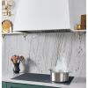 imageGE Custom Range Hood Insert  Designer 20 Inch Kitchen Exhaust Fan with 4 Speeds Dimmable LED Lights  Kitchen Essentials for Frequent Cooks  DishwasherSafe Filter  390 CFM  Stainless Steel30 Inch