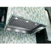 imageGE Custom Range Hood Insert  Designer 20 Inch Kitchen Exhaust Fan with 4 Speeds Dimmable LED Lights  Kitchen Essentials for Frequent Cooks  DishwasherSafe Filter  390 CFM  Stainless Steel30 Inch