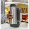 imageGE Electric Kettle  6 Cup Capacity  Manual Temperature Control  DoubleWall Insulation Keeps Tea Hot on Inside ampamp Cool on Outside  Countertop Kitchen Essentials  1500 Watts  Stainless SteelDigital Control
