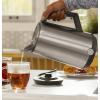 imageGE Electric Kettle  6 Cup Capacity  Manual Temperature Control  DoubleWall Insulation Keeps Tea Hot on Inside ampamp Cool on Outside  Countertop Kitchen Essentials  1500 Watts  Stainless SteelManual Control