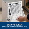imageGE Energy Star Portable Dehumidifier for Basement Bedroom Bathroom Garage or Closet up to 3000 Sq Ft 35 Pint with Removable Bucket and Continuous Drain Connect for Auto or Manual Drainage